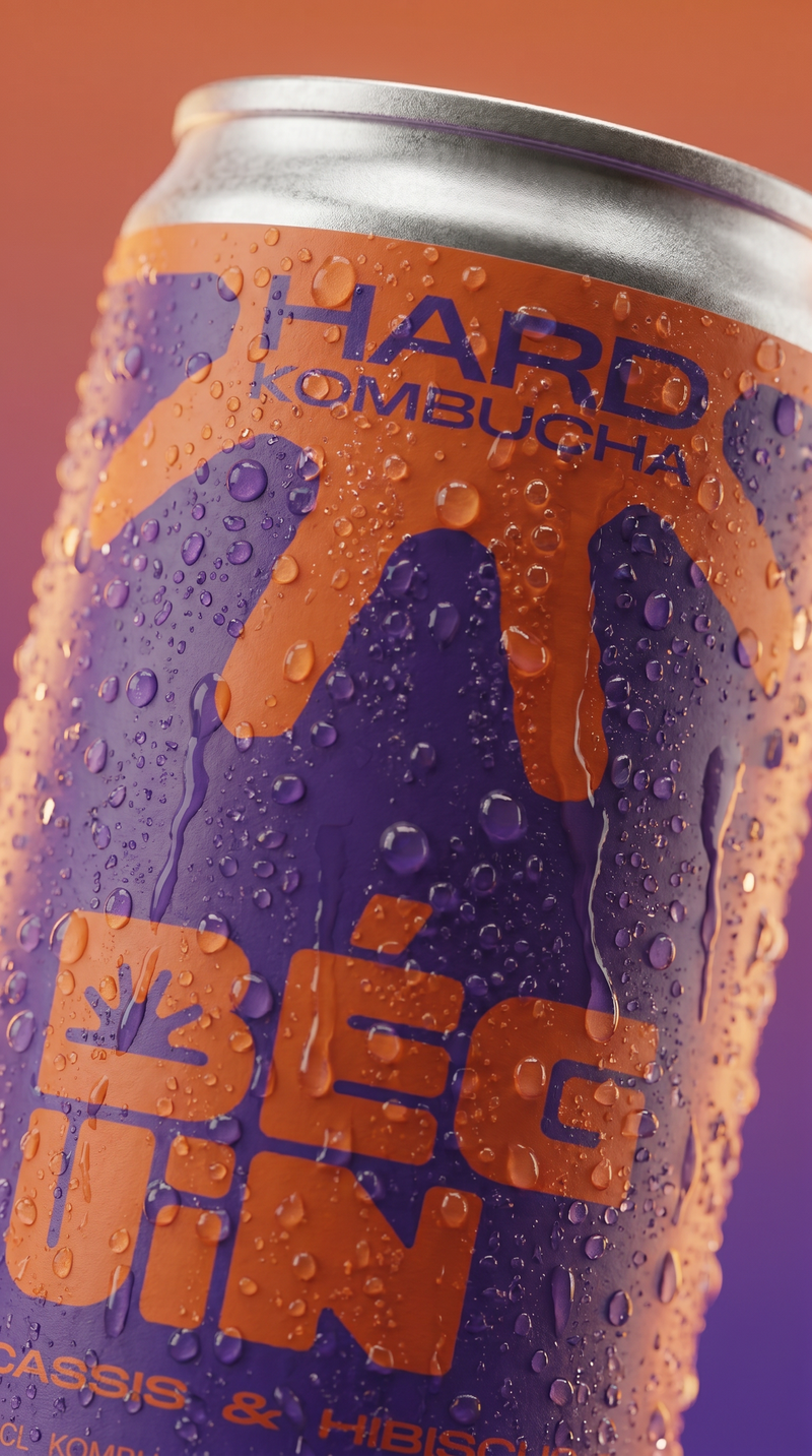 Cassis Hibiscus – Hard Kombucha Bio